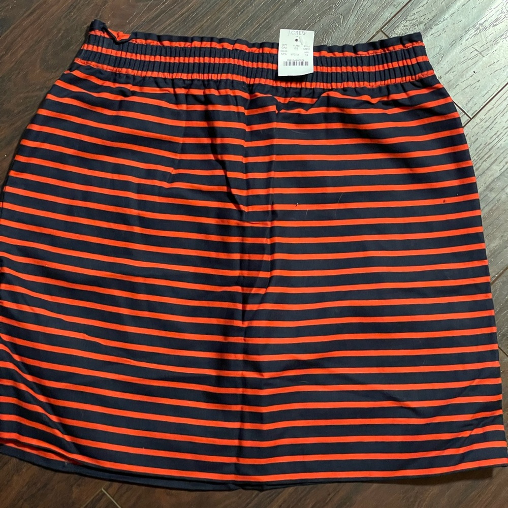 J.CREW Striped Mini Skirt